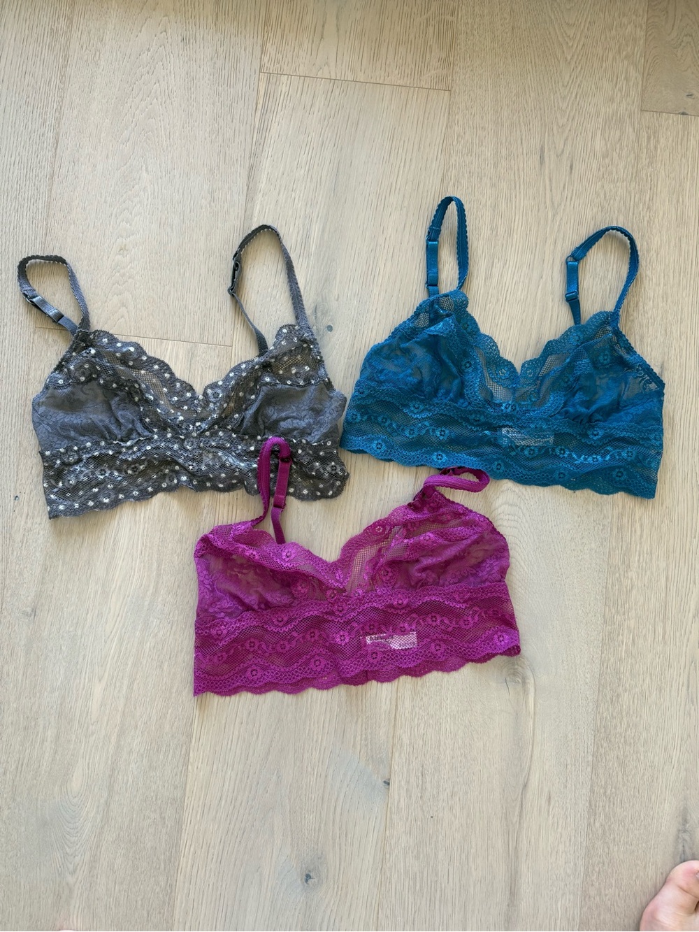 3X b.tempt’d by Wacoal Lace Bralettes